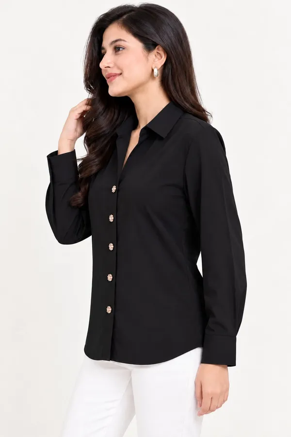 Black_Cotton_Shirt_For_Women