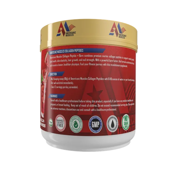 American_Muscles_Collagen_Peptides_Melon_Mango_Powder