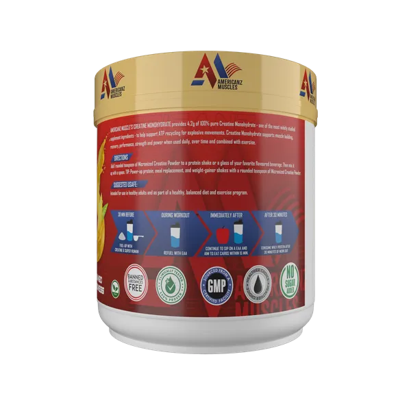 American_Muscles_Creatine_Monohydrate_Mango_Madness_Powder