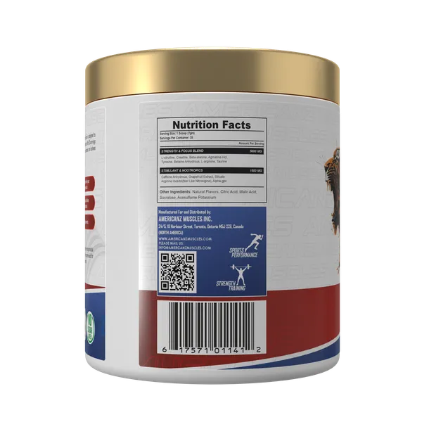 American_Muscle_Frenzy_Watermelon_Pre-Workout_Powder