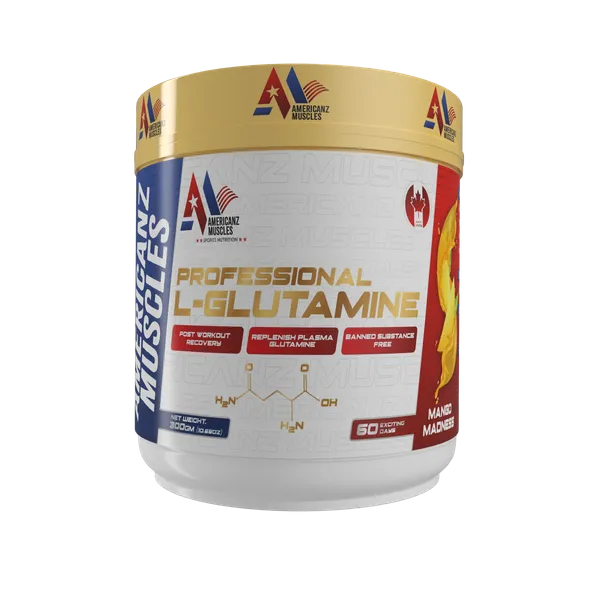 Americanz_Muscles_Professional_L-Glutamine_Mango_Powder