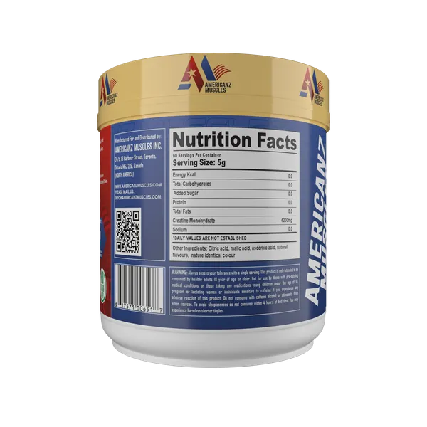 American_Muscles_Creatine_Monohydrate_Mango_Madness_Powder
