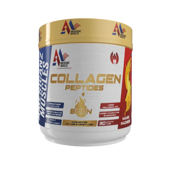 American_Muscles_Collagen_Peptides_Mango_Flavour_Powder