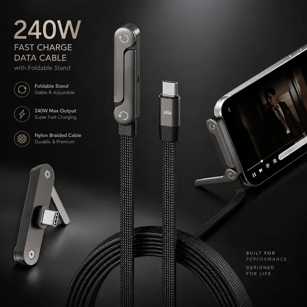 NS_WORLD_Type_C_1_m_240W_Type_C_Fast_Charging_Cable_with_Foldable_Metal_Phone_Stand_|Nylon_Braided|_(Compatible_with_Apple_&_Android,_Black,_One_Cable,_USB_Type_C_To_USB_Type_C)