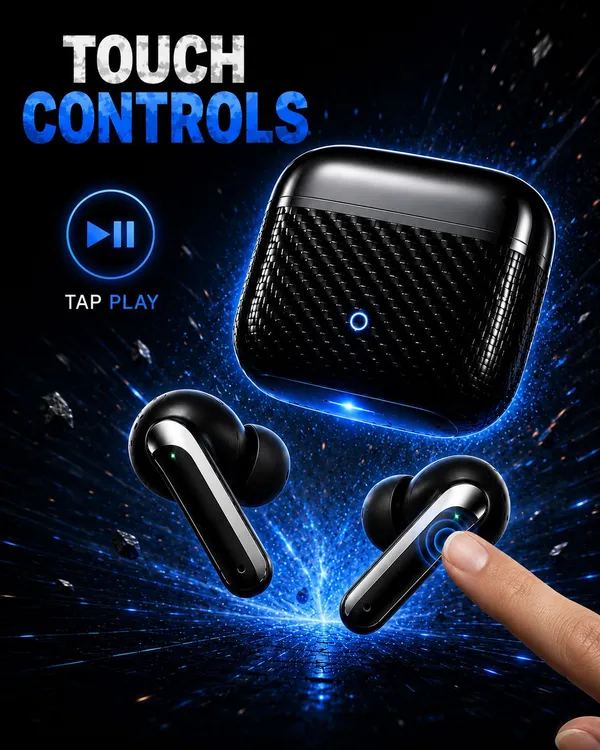NS_WORLD_Everest_X_Pro_TWS_ENC_Earbuds_|_HQ_Bass_|_Touch_|_Type_C_|_Wireless_Earphones_Bluetooth_Gaming_(Black,_True_Wireless)