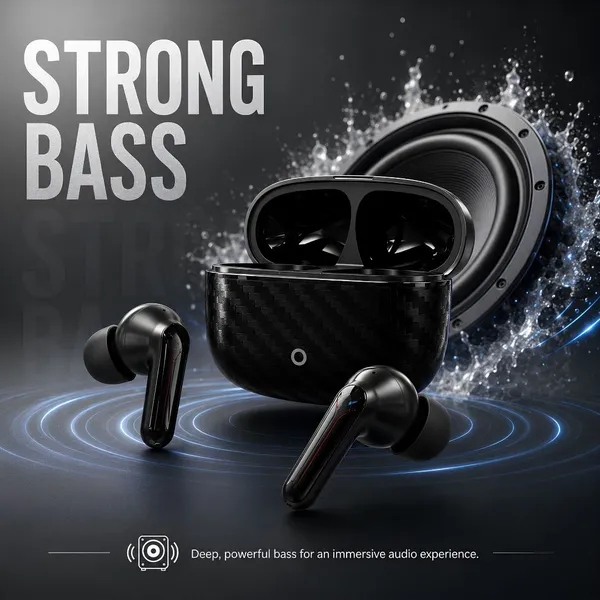 NS_WORLD_Everest_Boom_Bass|Large_Battery|Touch_Earbuds|Carbon_Fiber_Design|Type-C_Bluetooth_Gaming_(Black,_True_Wireless)