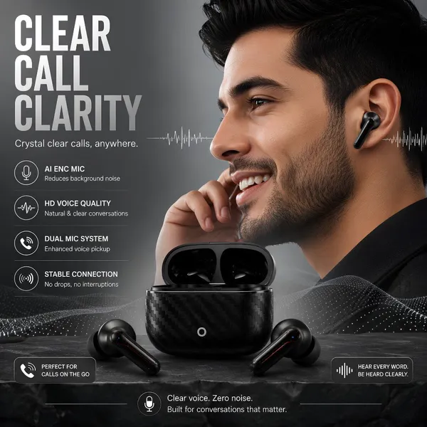 NS_WORLD_Everest_Boom_Bass|Large_Battery|Touch_Earbuds|Carbon_Fiber_Design|Type-C_Bluetooth_Gaming_(Black,_True_Wireless)