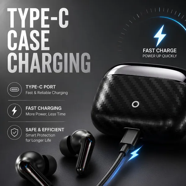 NS_WORLD_Everest_Boom_Bass|Large_Battery|Touch_Earbuds|Carbon_Fiber_Design|Type-C_Bluetooth_Gaming_(Black,_True_Wireless)