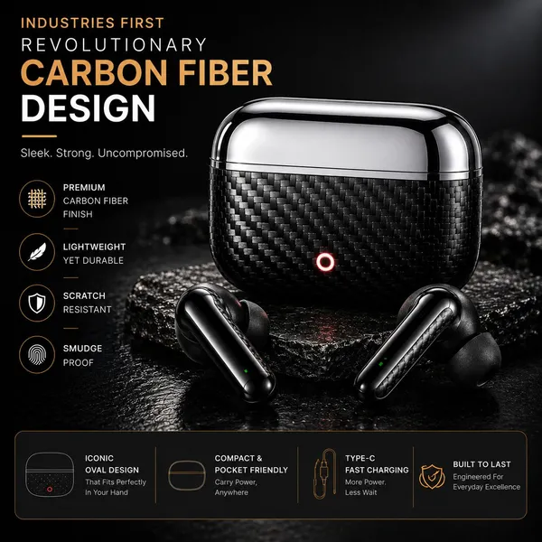NS_WORLD_Everest_TWS_ENC_Earbuds_|Carbon_Fiber_Body|_HD_Bass_|_Touch_|_Wireless_Earphones_Bluetooth_Gaming_(Black,_True_Wireless)