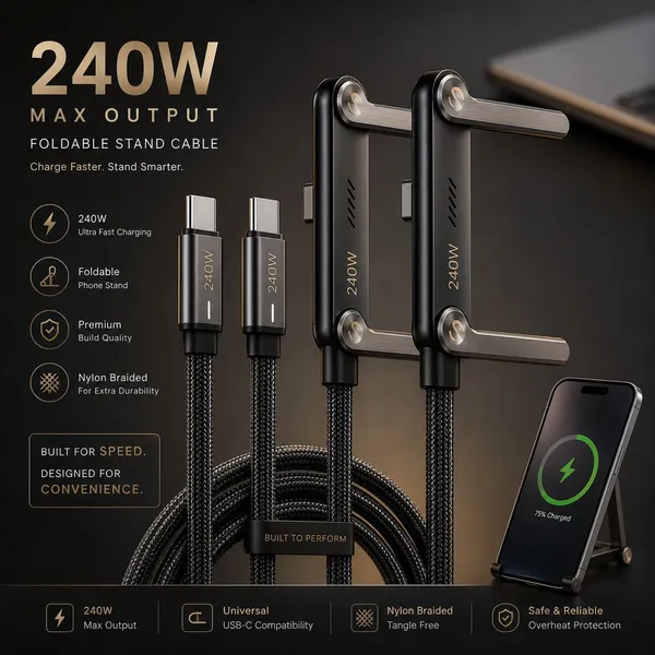 NS_WORLD_Type_C_1_m_240W_Type_C_Fast_Charging_Cable_with_Foldable_Metal_Phone_Stand_|Nylon_Braided|_Ultra_(Compatible_with_Apple_&_Android,_Black,_One_Cable,_USB_Type_C_To_USB_Type_C)