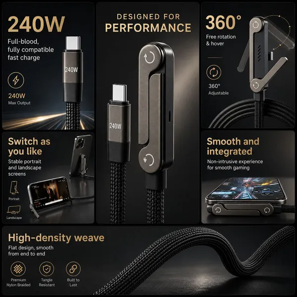 NS_WORLD_Type_C_1_m_240W_Type_C_Fast_Charging_Cable_with_Foldable_Metal_Phone_Stand_|Nylon_Braided|_Ultra_(Compatible_with_Apple_&_Android,_Black,_One_Cable,_USB_Type_C_To_USB_Type_C)