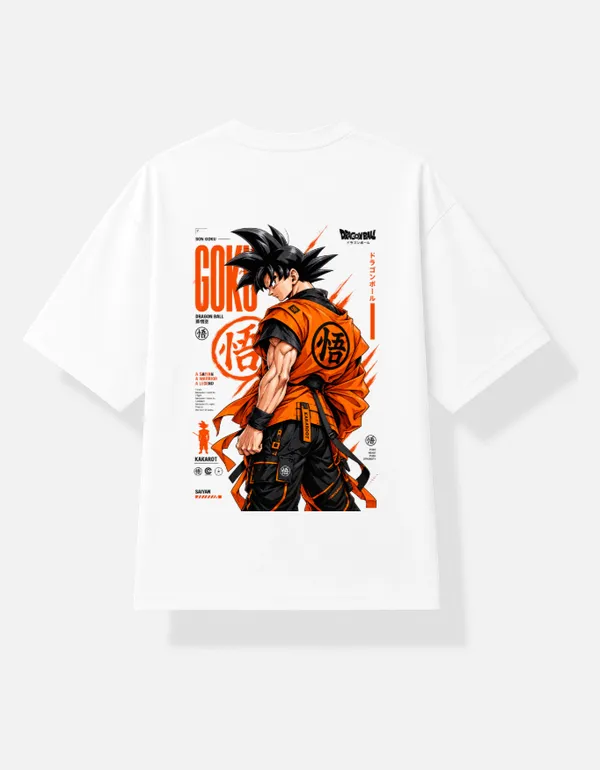 White_Pure_Cotton_Round_Neck_Anime_Graphic_T-Shirt_For_Men