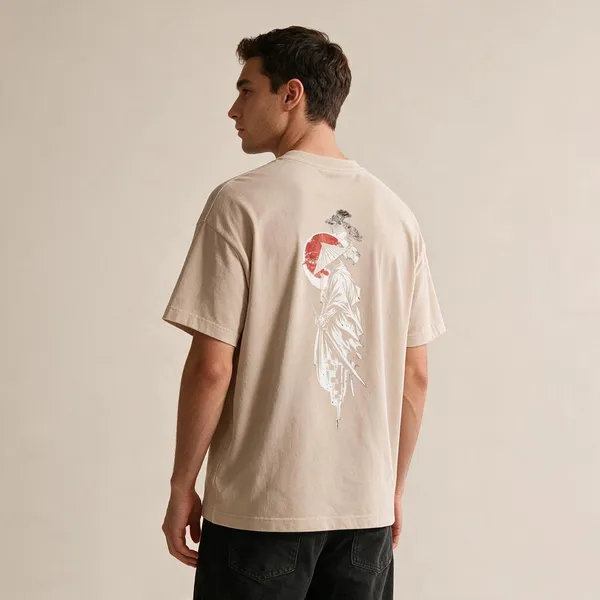 Beige_Pure_Cotton_Regular_Fit_Graphic_Crew_Neck_T-Shirt_For_Men