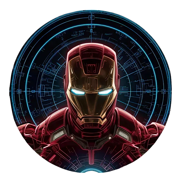 Beige_Pure_Cotton_Regular_Fit_Iron_Man_Graphic_T-Shirt_For_Men
