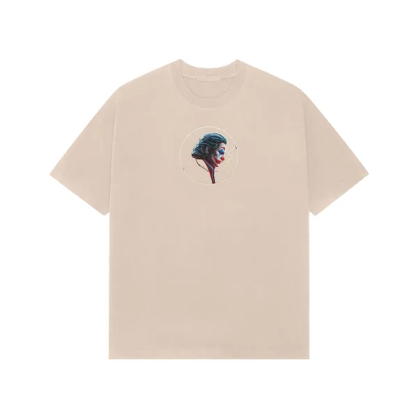 Beige_Pure_Cotton_Regular_Fit_Character_Graphic_T-Shirt_For_Men