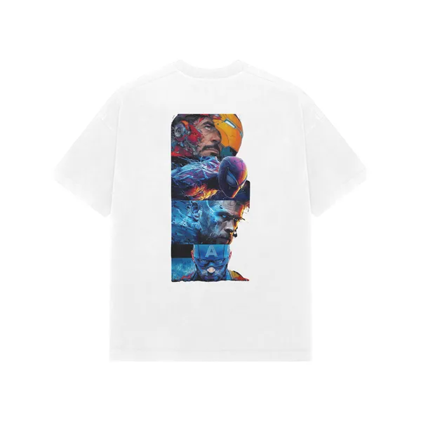 White_Pure_Cotton_Round_Neck_Avengers_Graphic_T-Shirt_For_Men
