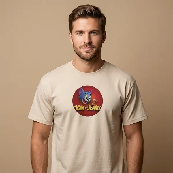 Beige_Pure_Cotton_Regular_Fit_Tom_And_Jerry_Graphic_T-Shirt_For_Men