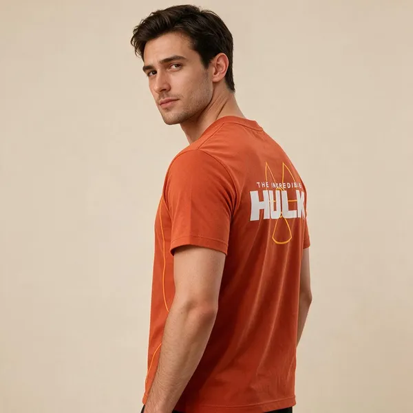 Orange_Pure_Cotton_Round_Neck_Graphic_Print_T-Shirt_For_Men