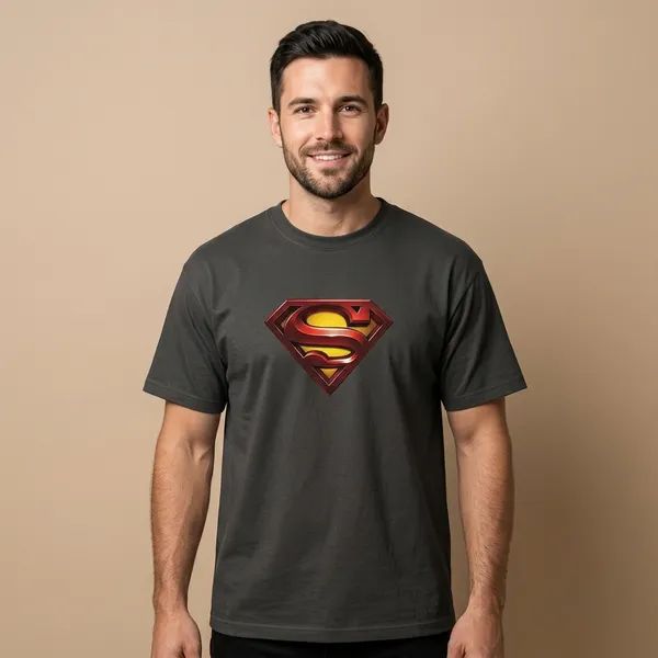 Black_Pure_Cotton_Regular_Fit_Superman_Graphic_T-Shirt_For_Men