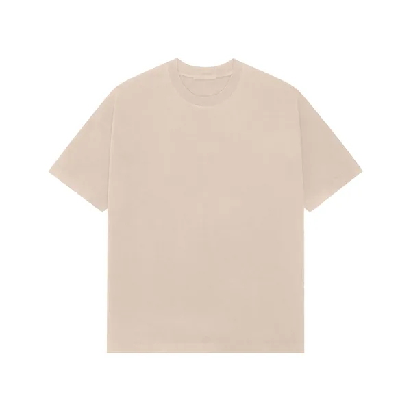 Beige_Pure_Cotton_Round_Neck_Graphic_Print_T-Shirt_For_Men