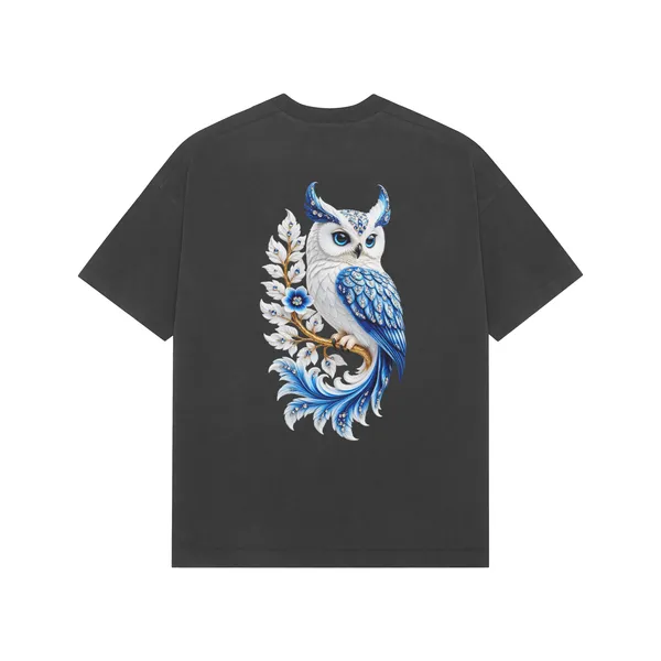 Black_Pure_Cotton_Regular_Fit_Owl_Graphic_T-Shirt_For_Men