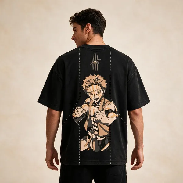 Black_Pure_Cotton_Oversized_Fit_Graphic_T-Shirt_For_Men