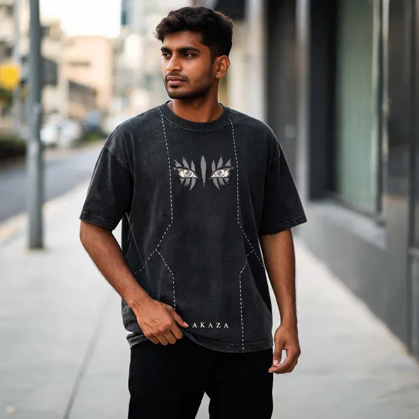 Black_Pure_Cotton_Oversized_Fit_Graphic_T-Shirt_For_Men