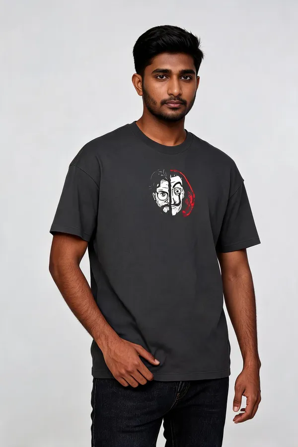 Black_Pure_Cotton_Regular_Fit_Character_Graphic_T-Shirt_For_Men