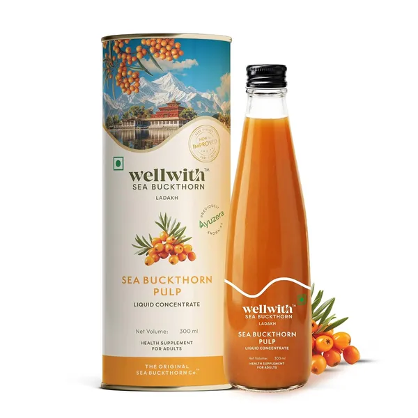 Wellwith_By_Ayuzera_Himalayan_Seabuckthorn_Pulp_Juice_300ml_Cold_Pressed_Daily_Wellness_Drink_Natural_Vitamin_C_Omegas_Antioxidants_For_Immunity_Skin_Radiance_Gut_Wellness
