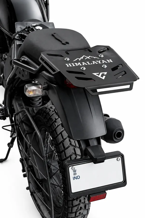 Black_Motorcycle_Rear_Luggage_Rack_for_Himalayan