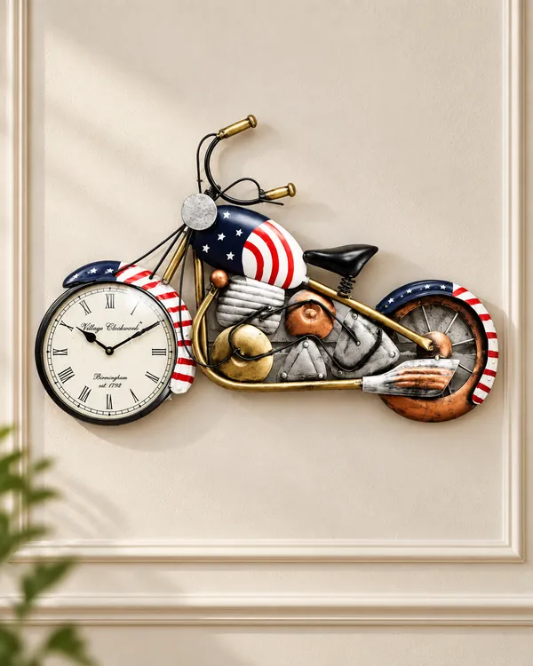 American_Bike_With_Clock