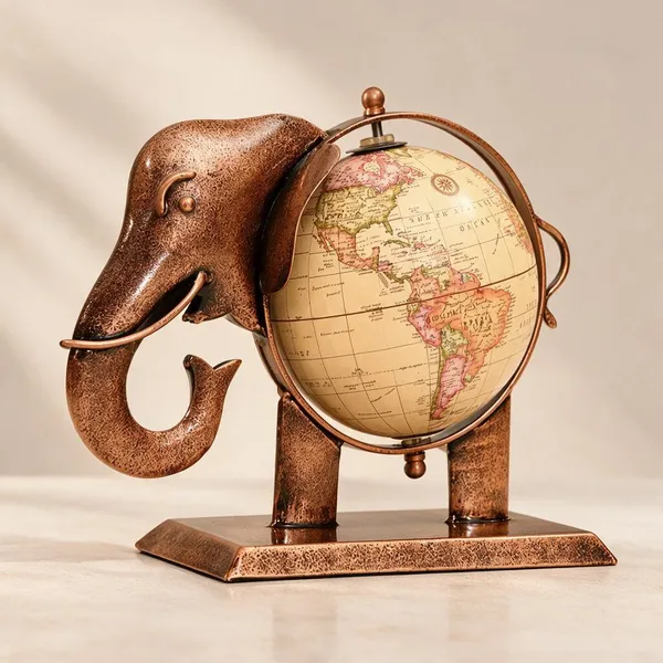 Brown_Metal_Decorative_Globe_For_Home_&_Decor