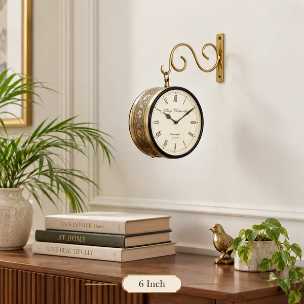 Railway_Clock_Copper_6”_BOTH_SIDE