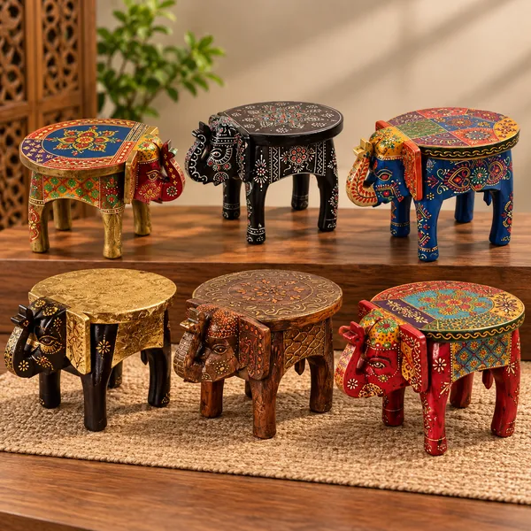 Wooden_Elephant_Stool_(8_Inch)_MULTI_COLOR