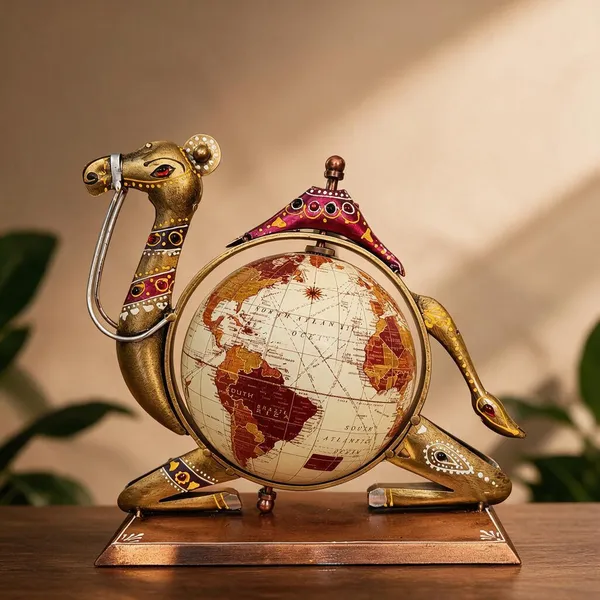 Brown_Metal_Decorative_Globe_For_Home_&_Decor