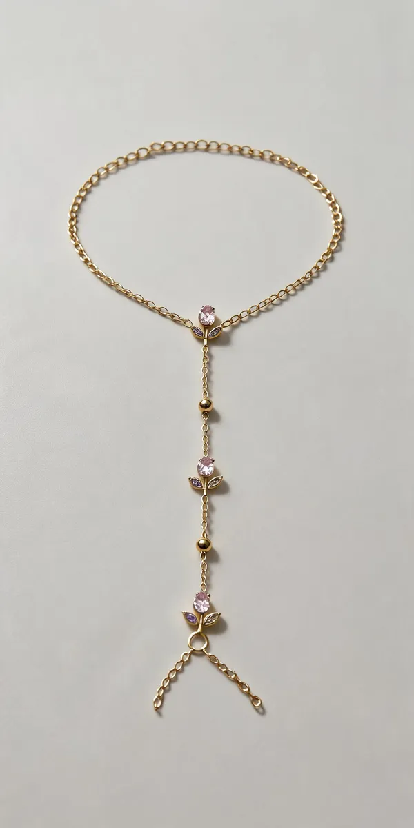 Tulip_Statement_Hand_Chain_Purple