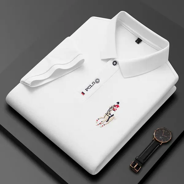 Elegant_Equestrian_Elegance_Polo_T_Shirt_White