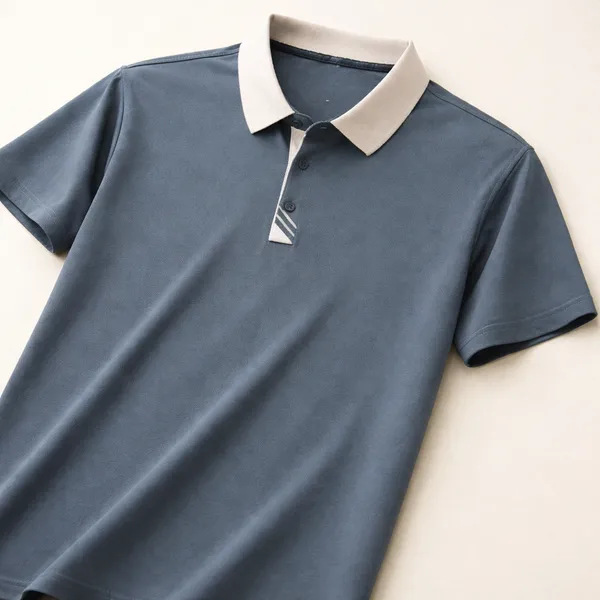 Velvix_Toneblock_Polo_T_Shirt_Bluish_Grey
