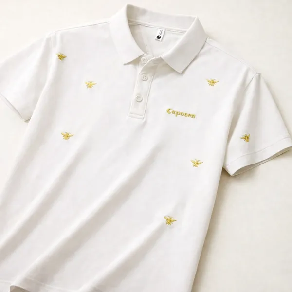 Crownbee_Artisan_Polo_T_Shirt_White