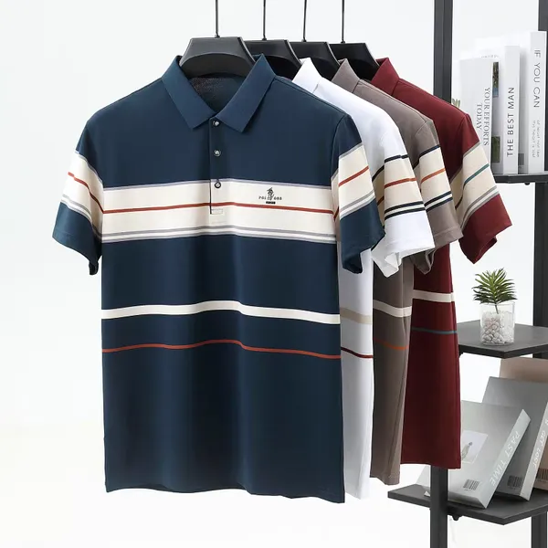 Twilight_Horizon_Stripe_Polo_T_Shirt_Natural_Grey
