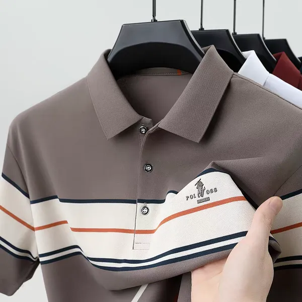 Twilight_Horizon_Stripe_Polo_T_Shirt_Natural_Grey