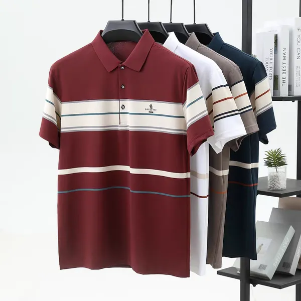 Twilight_Horizon_Stripe_Polo_T_Shirt_Natural_Grey