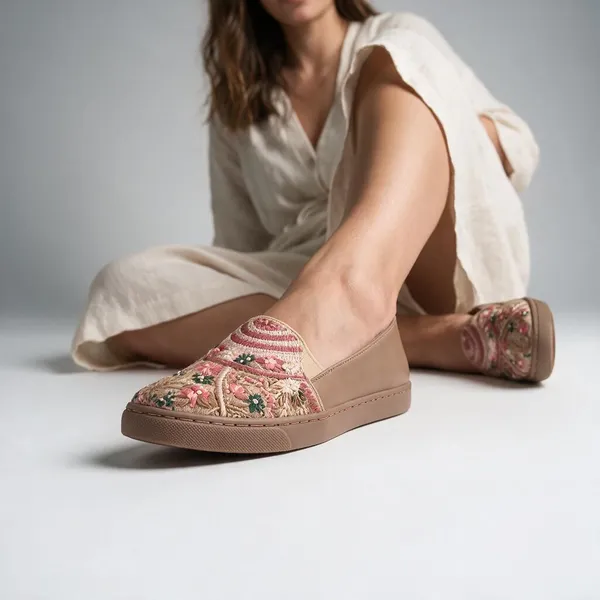Tan_Synthetic_Slip-On_Embroidered_Loafers_For_Women