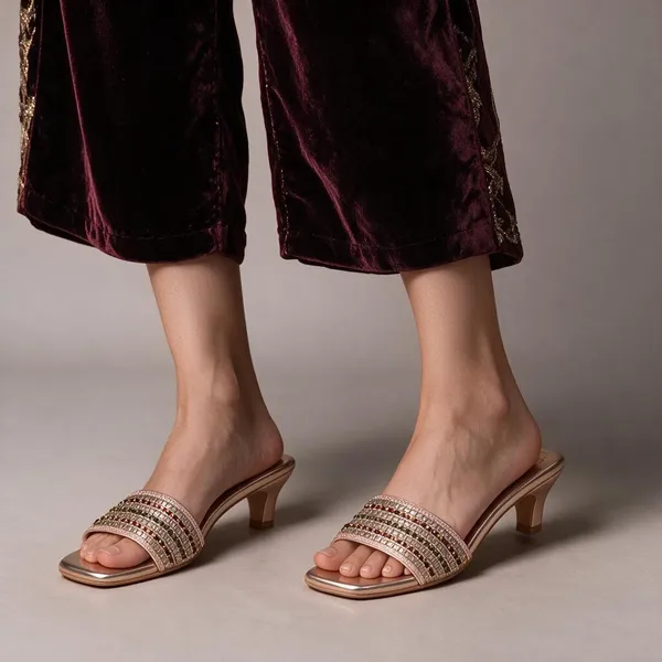 Rose_Gold_Synthetic_Slip-On_Stone_Embellished_Flat_Sandals_For_Women