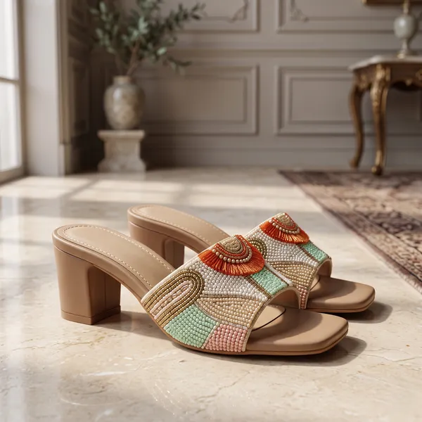 Beige_Synthetic_Open-Toe_Beaded_Block_Heel_Sandals_For_Women