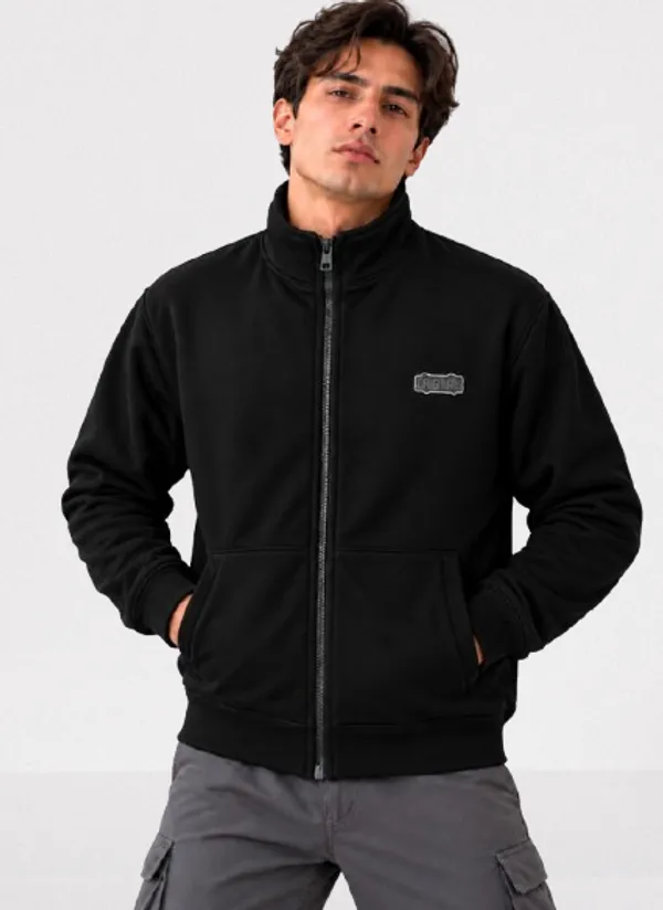 Black_Woolen_Sherpa_Lined_Zip-Up_Sweatshirt_For_Men