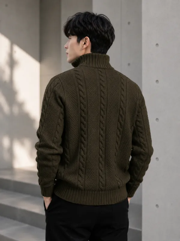 Freaks_Men’s_Cable_Knit_Half-Zip_Sweater_|_Full_Sleeve_Winter_Pullover_for_Men