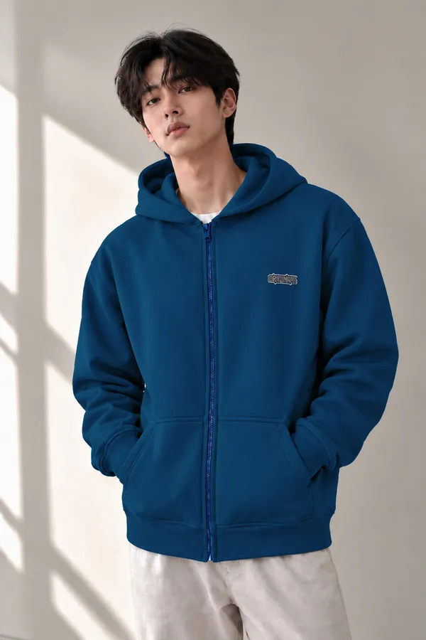 Airforce_Woolen_Zip-Up_Hoodie_For_Men