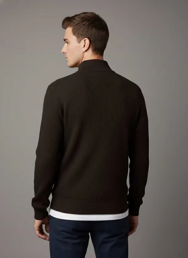 Freaks_Men’s_Ribbed_Knit_Half-Zip_Sweater_|_Full_Sleeve_High_Neck_Winter_Pullover