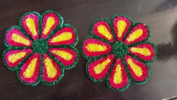 Fabric_Rangoli_Mat_26cm_By_26cm_Pack_Of_4